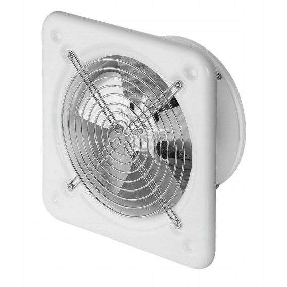 Kupelňový ventilátor - Axiálny ventilátor WO, priemer 200 s bielou kockou