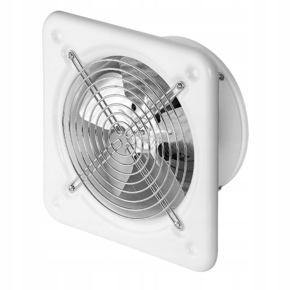 Kupelňový ventilátor - Axiálny ventilátor WO, priemer 250 s bielou kockou