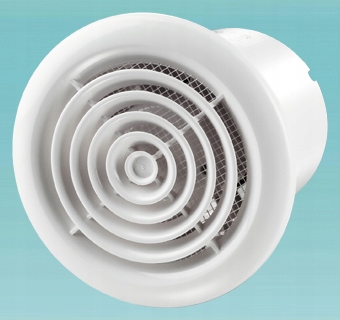 Kupelňový ventilátor - Axiálny ventilátor fi 100 230V 14W 98m3 / h 34dB zap