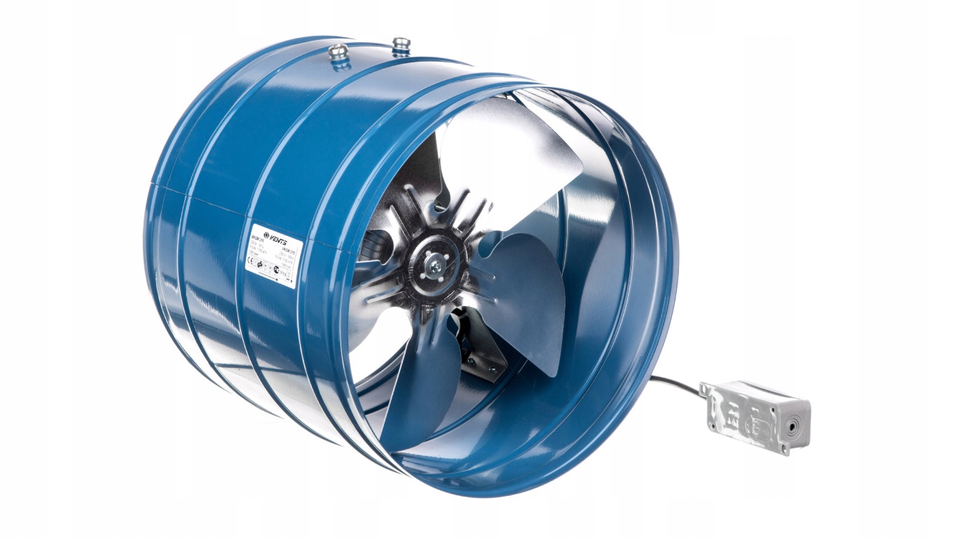Kupelňový ventilátor - Axiálny ventilátor fi 315 230 V 110 W 1700 m3 / h 54 dB 5