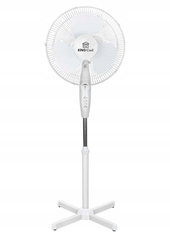 Kupelňový ventilátor - Podlahový ventilátor KINGCOOL KC-2124 biela