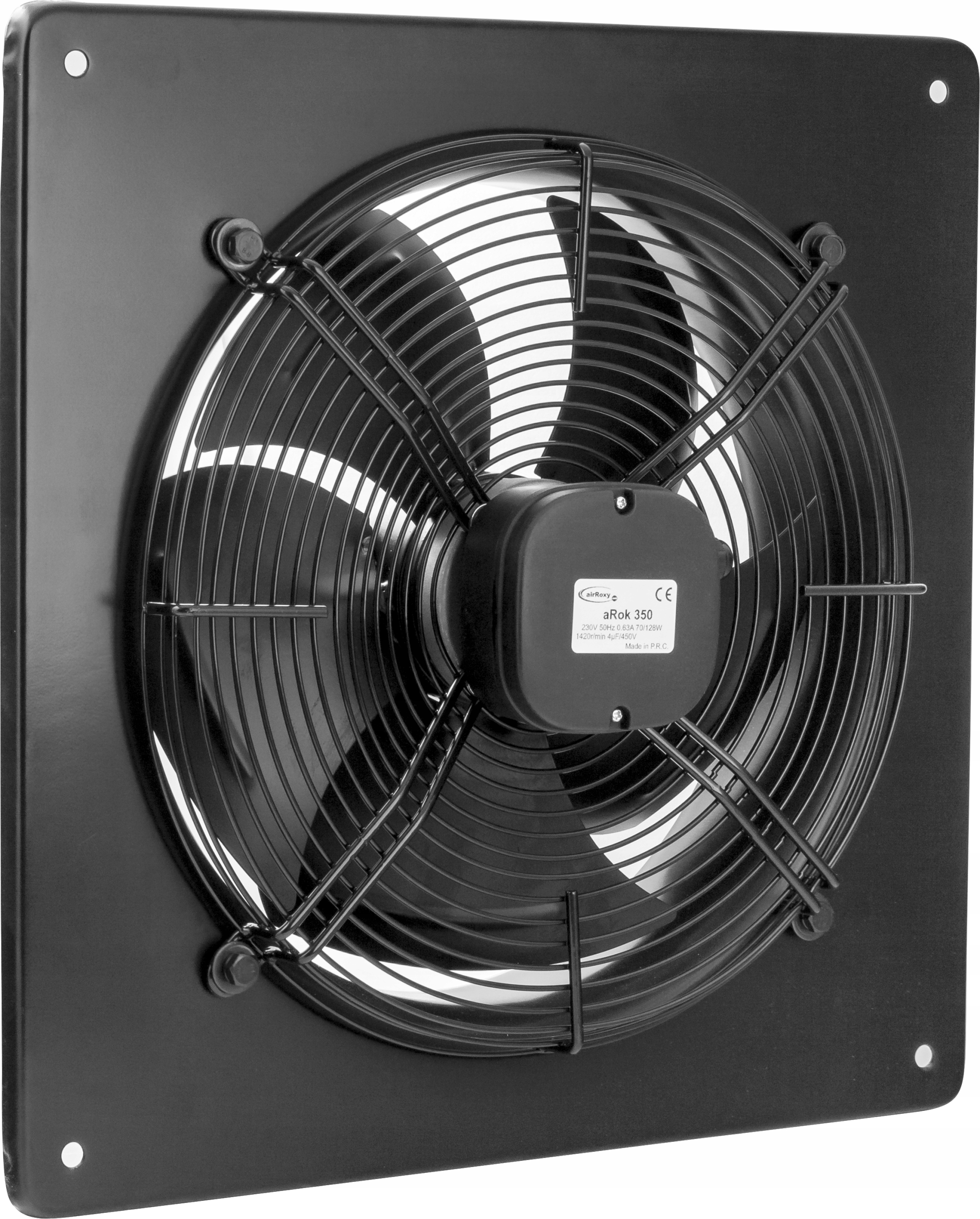Kupelňový ventilátor - Priemyselný ventilátor fi 200 stenový 780 m3 / h