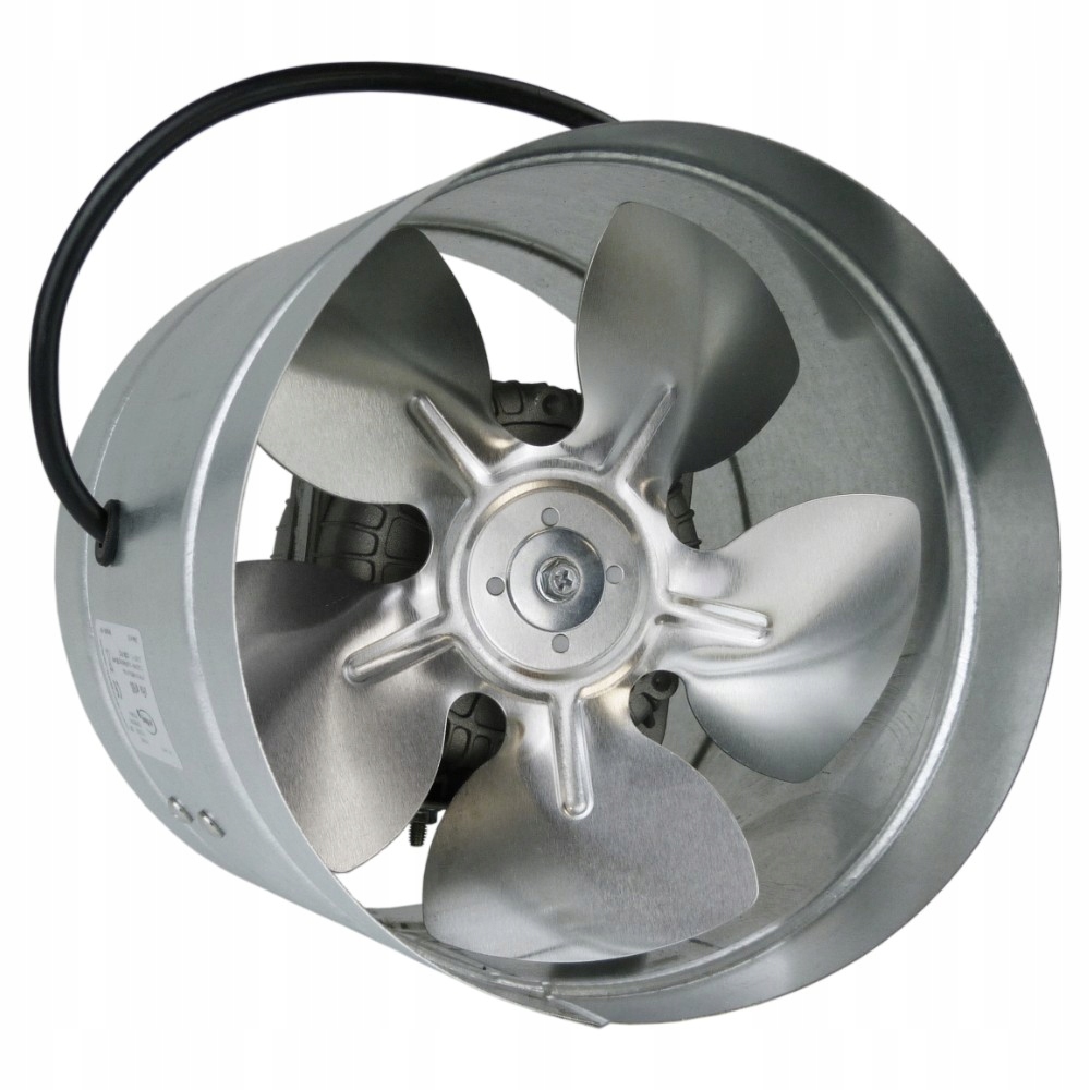 Kupelňový ventilátor - Priemyselný potrubný ventilátor 150mm 180m3 32W