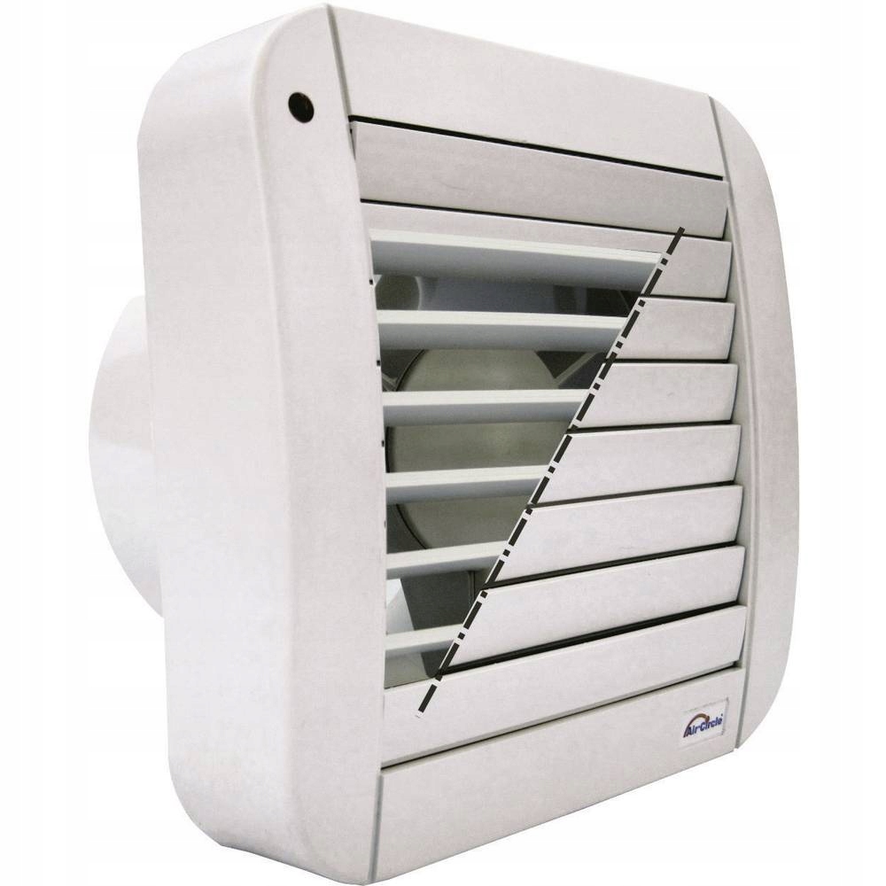 Kupelňový ventilátor - Nástenný a stropný ventilátor Eco-Matic, 150 mm