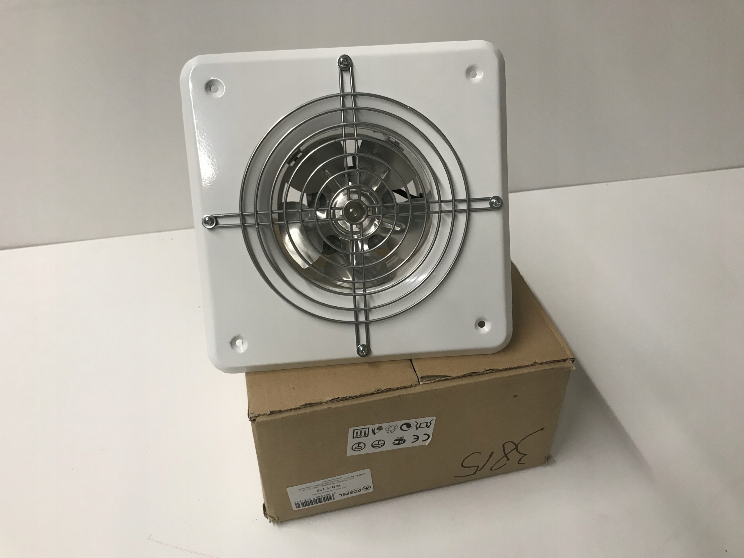 Kupelňový ventilátor - Nástenný ventilátor Dosper fi 150