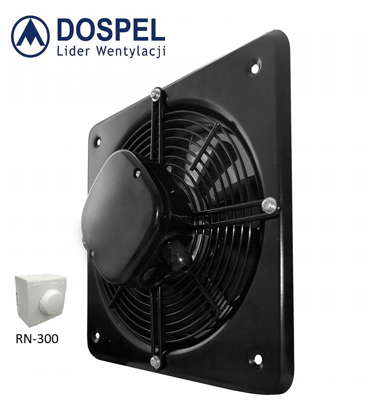 Kupelňový ventilátor - Nástenný ventilátor WOKS 400 DOSPEL 3400 + RN-300