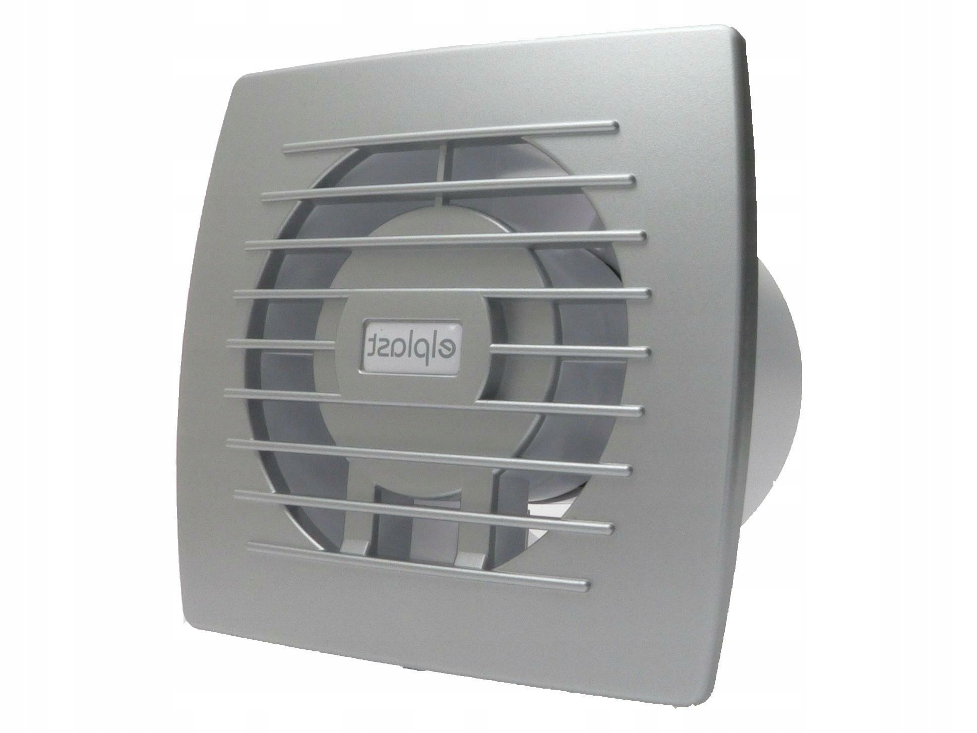Kupelňový ventilátor - Ventilátor, strieborný, štandardný EOL100BSF fi100