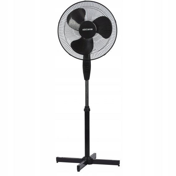 Kupelňový ventilátor - Stojanový ventilátor 40W priemer 40cm čierny