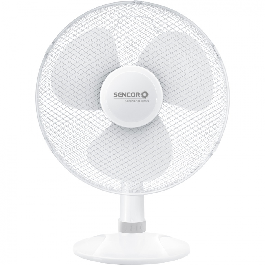 Kupelňový ventilátor - Stolový ventilátor Sencor SFE 4037WH