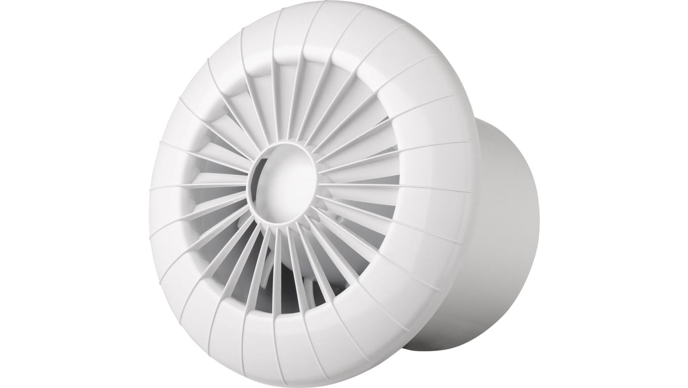 Kupelňový ventilátor - 100mm 15W stropný ventilátor / guľkové ložiská / aR