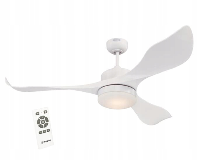 Kupelňový ventilátor - Stropný ventilátor DC LED - PIERRE s diaľkovým ovládaním