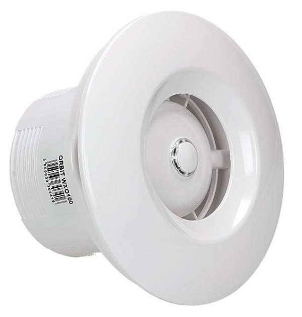 Kupelňový ventilátor - Stropný ventilátor fi 100 12V bezpečné napätie