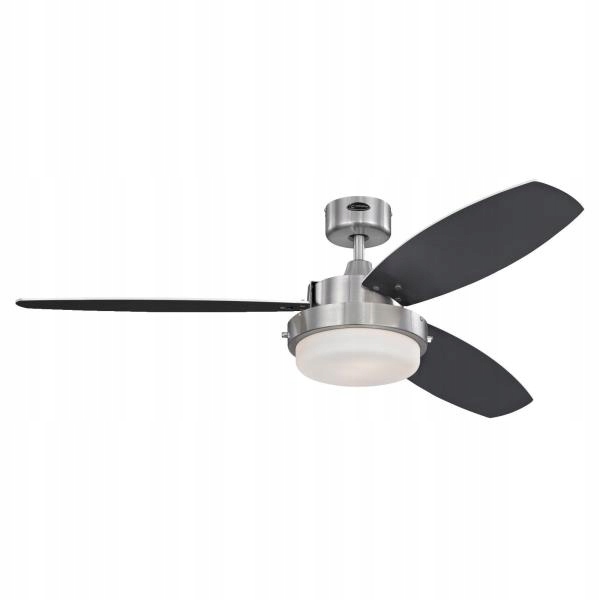 Kupelňový ventilátor - Stropný ventilátor s osvetlením Zliatina 132 cm
