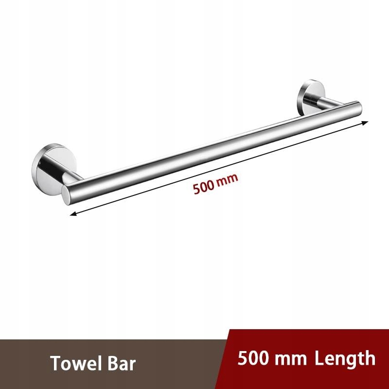Kupelňový set doplnkov - [Vešiak na uteráky 50cm] Svietiaca sada