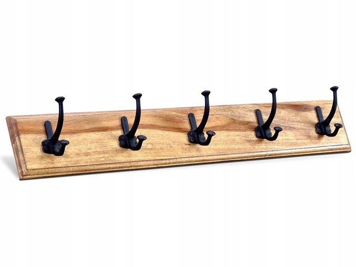 Vešiak - Drevený vešiak 80 cm palisander VÝPREDAJ -65%