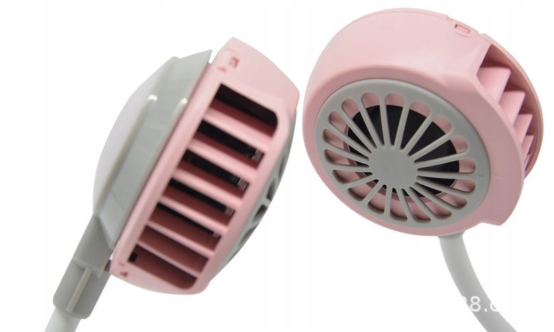 Kupelňový ventilátor - Prenosný malý športový ventilátor so závesným krkom str
