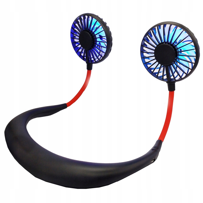 Kupelňový ventilátor - Závesný ventilátor na krk Líný ventilátor vpredu