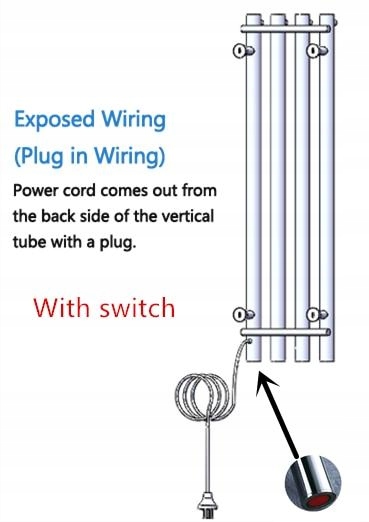 Polička do kúpelne - [Plug and Switch / Left / 110v]