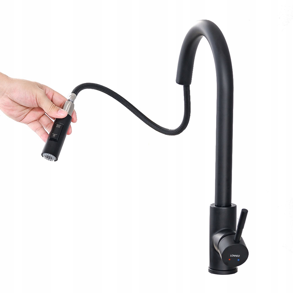Kuchynská batéria - Výsuvný kuchynský faucet Drezový faucet 40 cm