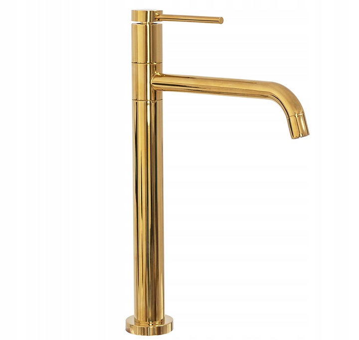 Umyvadlová batéria - Vysoko umývadlový faucet LUGANO GOLD Rea 34 cm