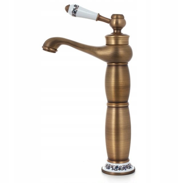 Umyvadlová batéria - Vysoký retro zlatý kúpeľňový faucet