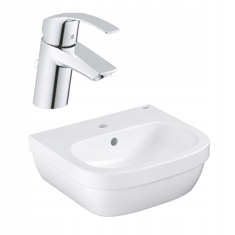 Umývadlo - GROHE SADA UMÝVADLA 45X40 CM + BATÉRIA EUROSMART