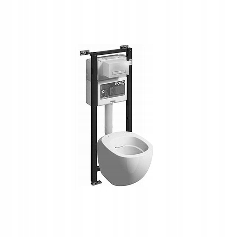 WC MISA - RIMFREE REFLEX WC RIMFREE SADA + RÁM