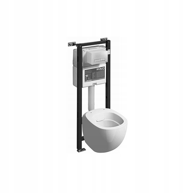 WC MISA - TECHNICKÁ KRUHOVÁ SADA RIMFREE WC S RÁMOM
