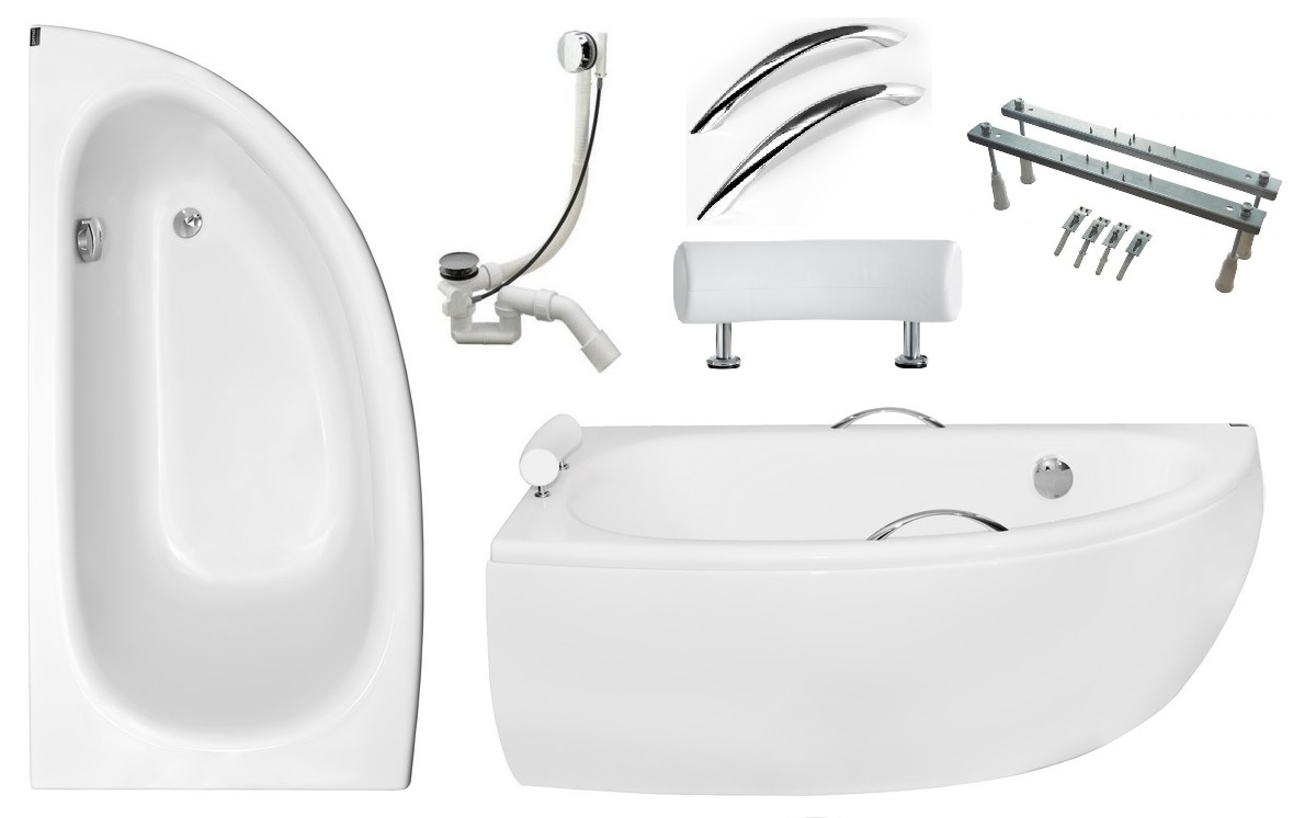 SADA KÚPEĽŇOVÁ SADA 150x70 MILENA PREMIUM ĽAVÁ