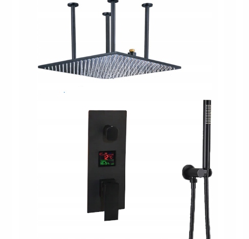 Sprchový panel - SPLACHOVACIA SÚPRAVA LED Dažďová sprcha 50cm