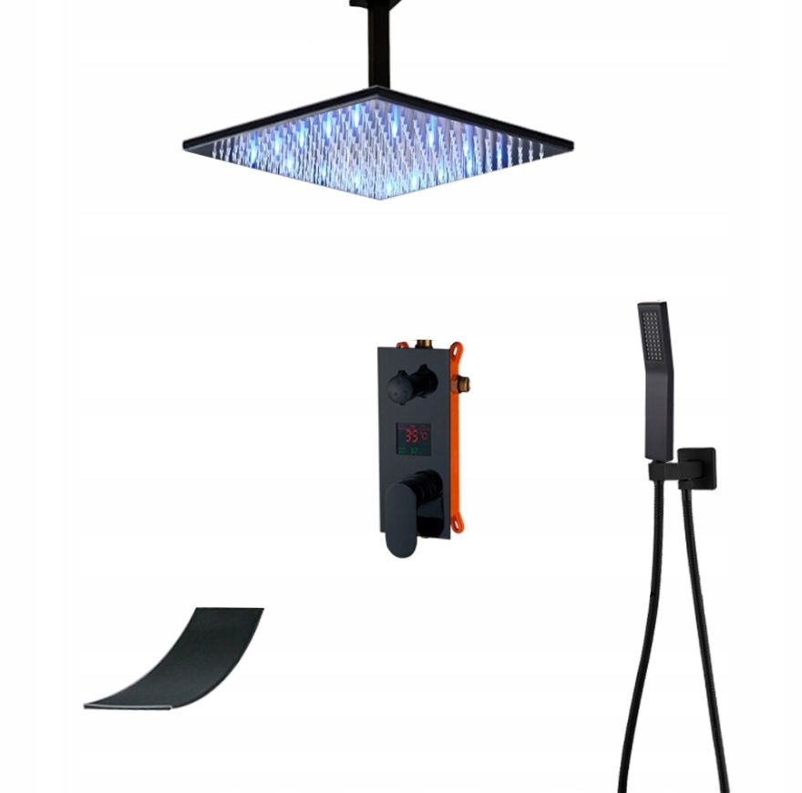 Sprchový panel - KONCEPTOVANÁ SADA VODY PÁD LED DISPLEJ