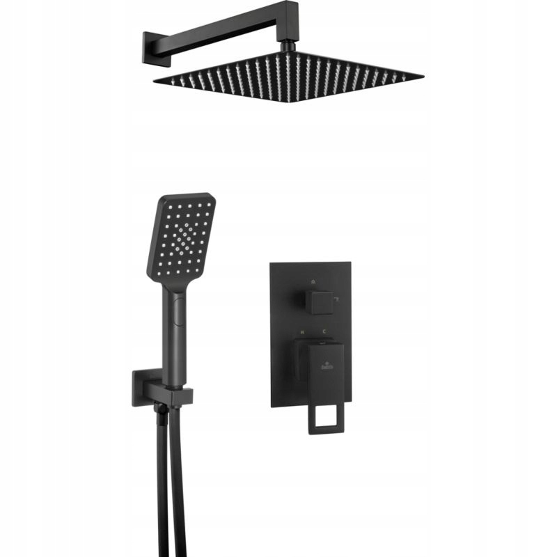 Sprchový panel - SADA SPRCHOVAČA ANEMON FLUSH BLACK DEANTE