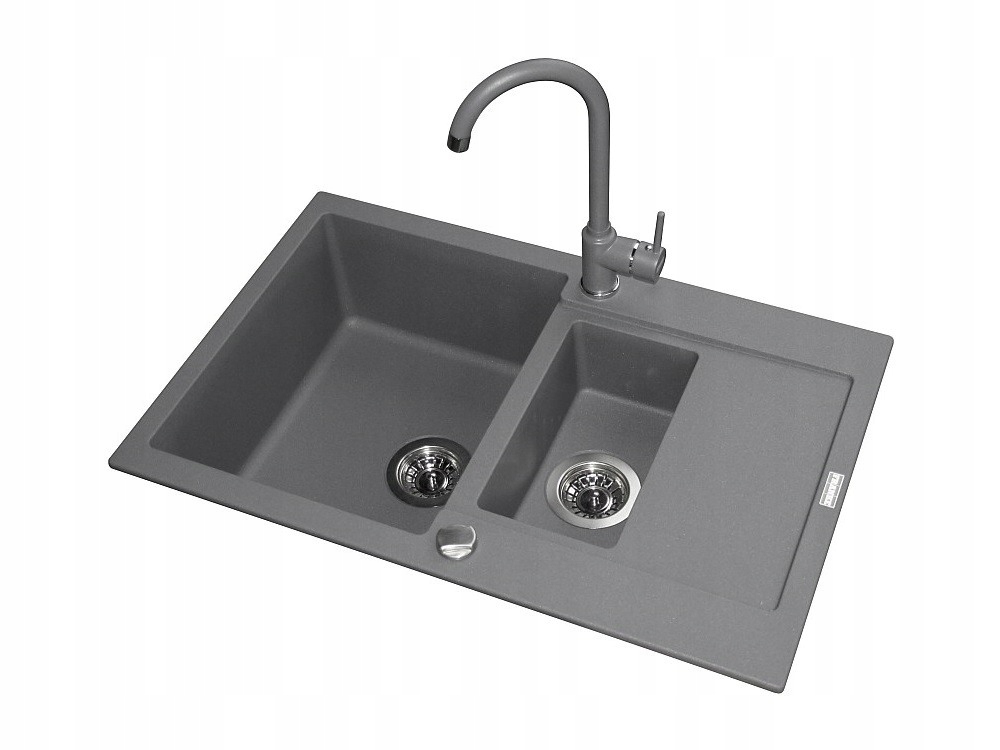 FRANKE SINK MRG 651-78 K SIVÁ + POLOVÁ BATÉRIA + DÁVKOVACIA IZBA