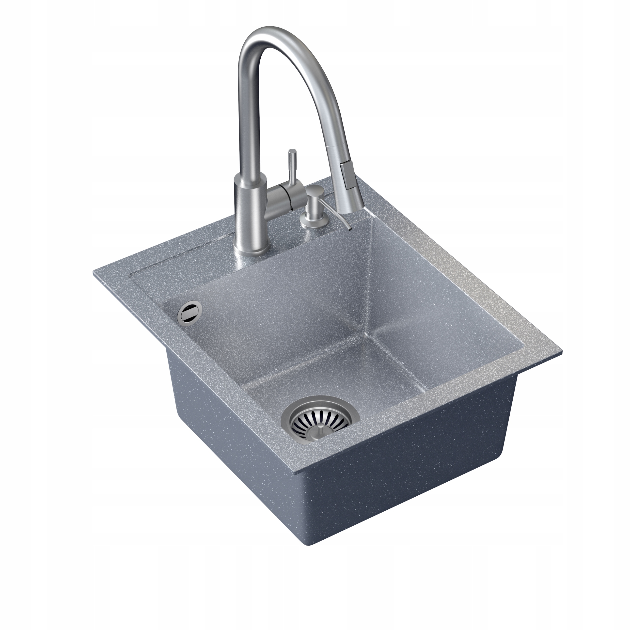 JOHNNY 100 SINK GREY BATTERY JULA SIFÓNOVÝ STOJAN