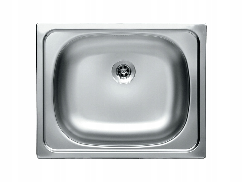 OCELOVO ZAPÚŠŤANÝ Drez 1-COM FLAT 50X40 + SIFÓN
