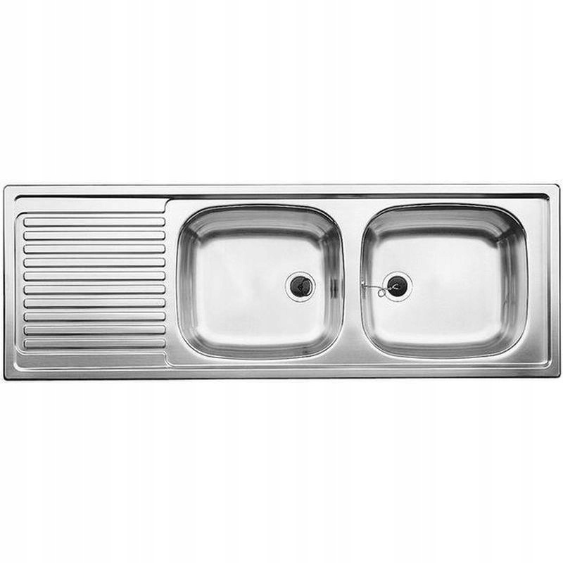 BLANCO MATNÁ OCEL SINK OCEĽOVÁ 123,5X43,5