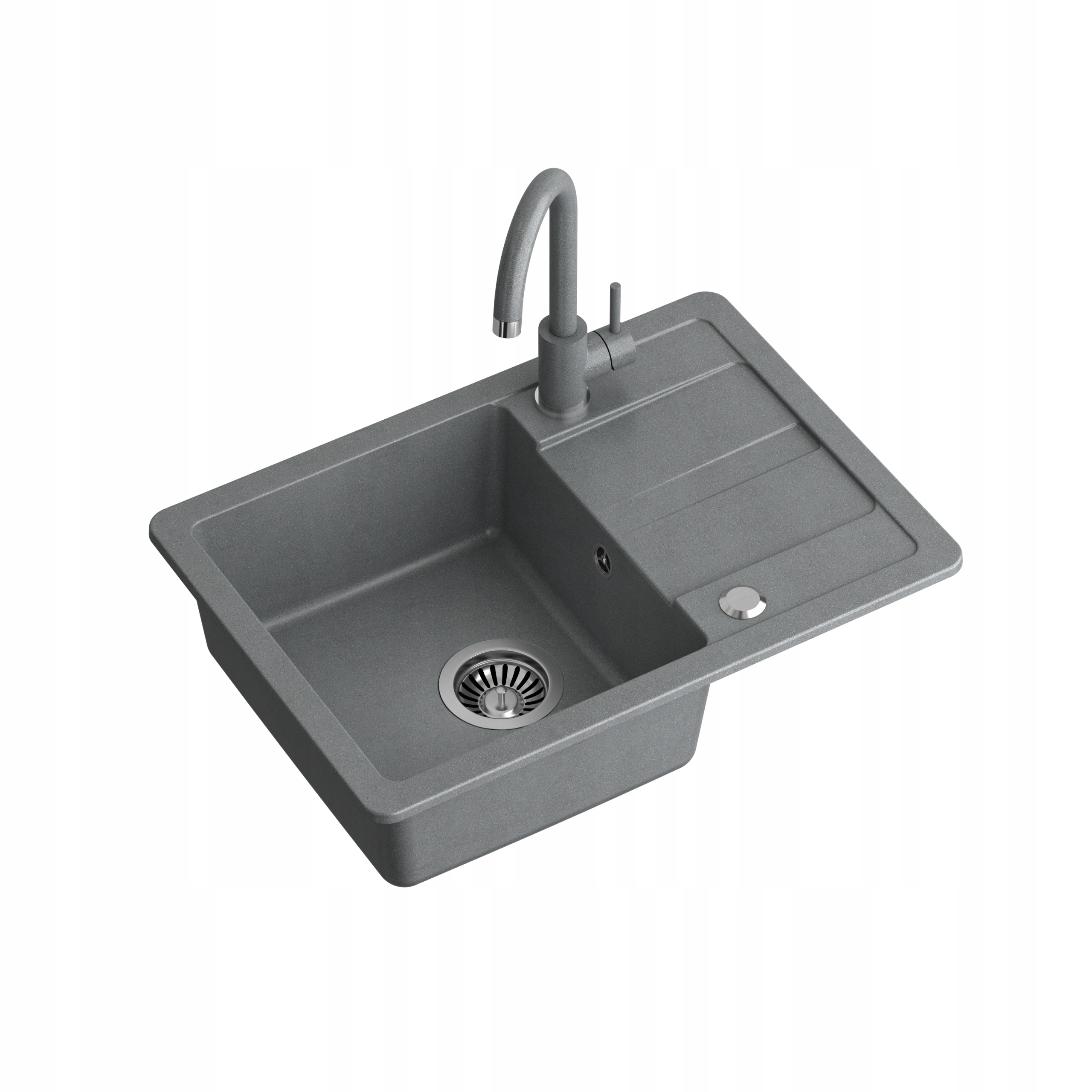 DREZOVÝ GRANITOVÝ DREZ ONYX KR GREY BATÉRIA