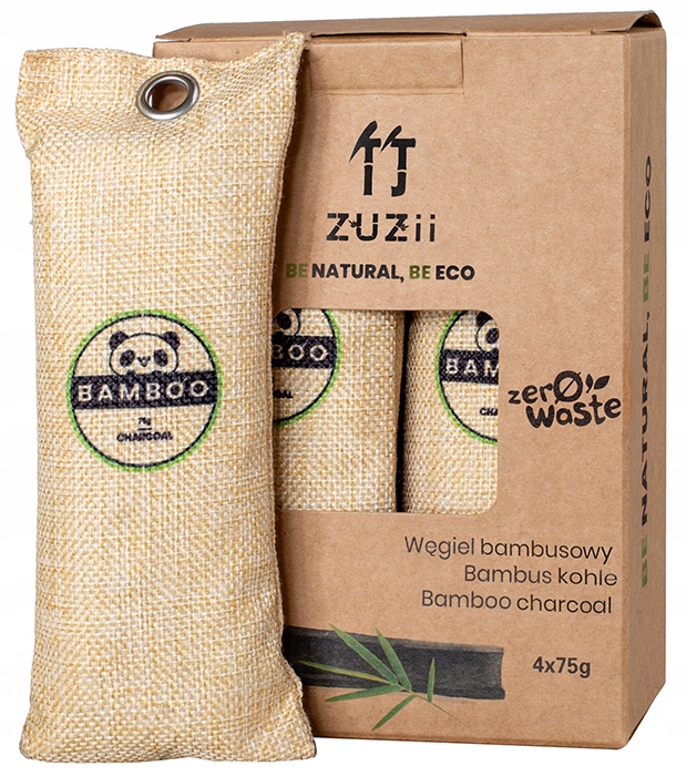 Odvlhčovač vzduchu - Odvlhčovač bambusového dreveného uhlia ZUZii 4 * 75G