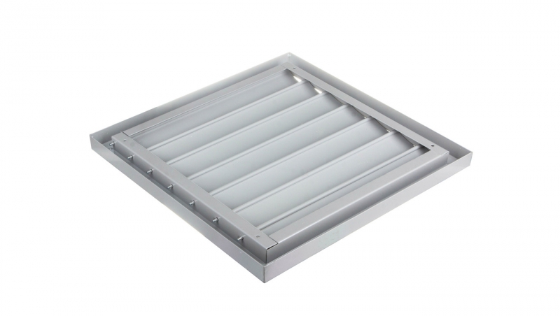 Kupelňový ventilátor - Vonkajšia gravitačná uzávierka 400x400mm do