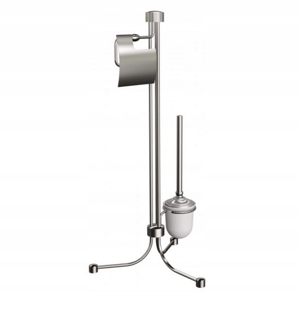 Kupelňový set doplnkov - Sada 4 KLASICKÝCH stojacích chrómov Andex