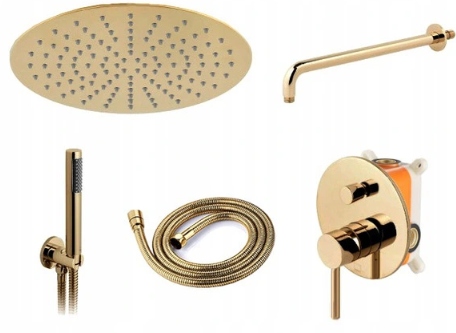 Sprchový panel - Sprchová sada Podomietková sprcha LUNGO GOLD