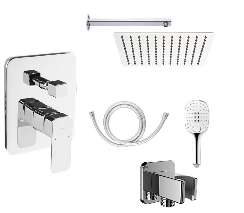 Sprchový panel - Podomietková sprchová sada Omnires Apure 20cm