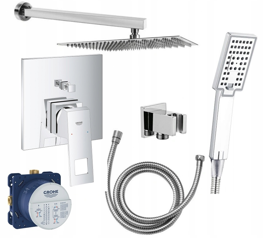 Sprchový panel - 25 cm podomietková sada s kohútikom Grohe EuroCube