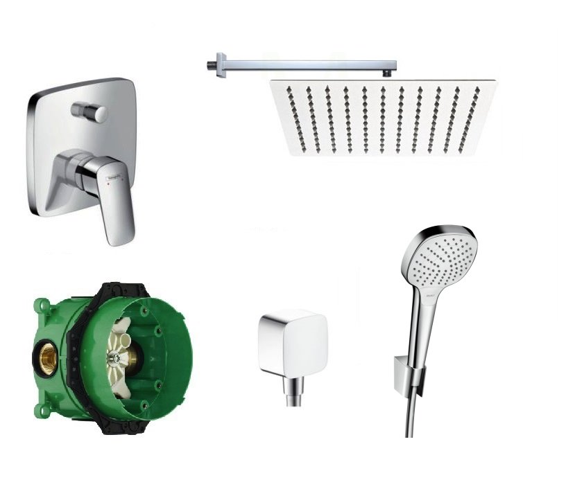 Sprchový panel - Podomietková hlavová sprcha Hansgrohe Logis 20