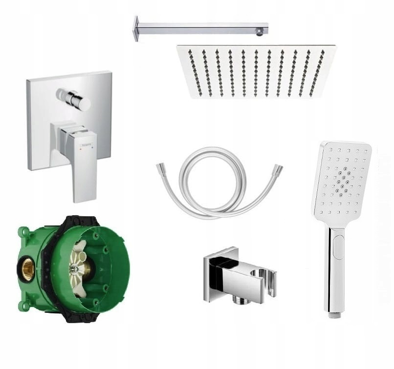 Sprchový panel - Hansgrohe Metropol podomietková sada dážď 30 cm