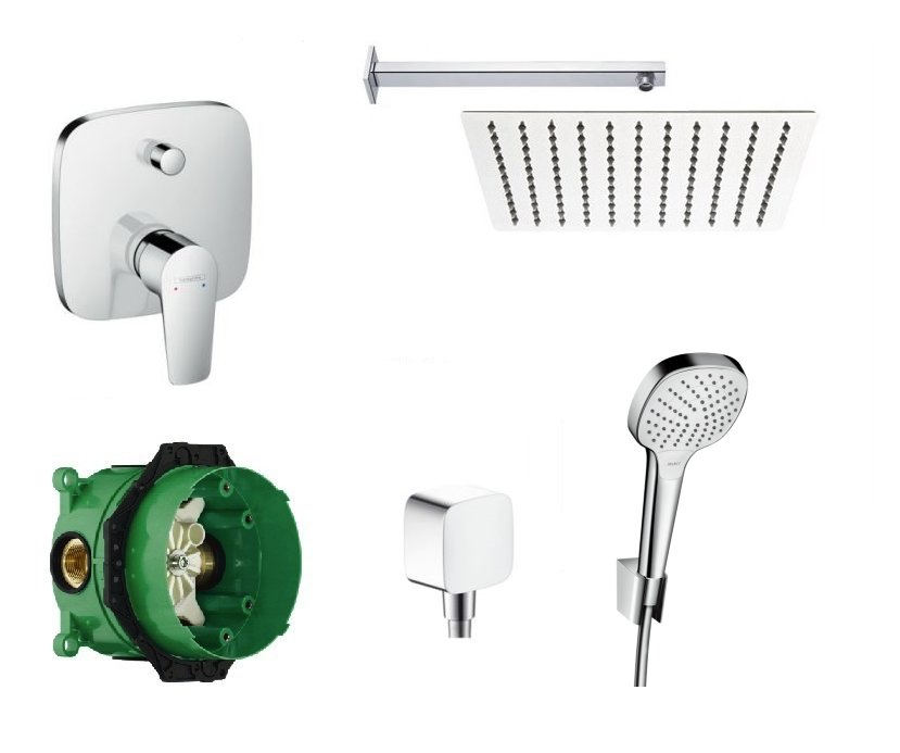 Sprchový panel - Sada dažďovej sprchy Hansgrohe Talis E +. 40cm