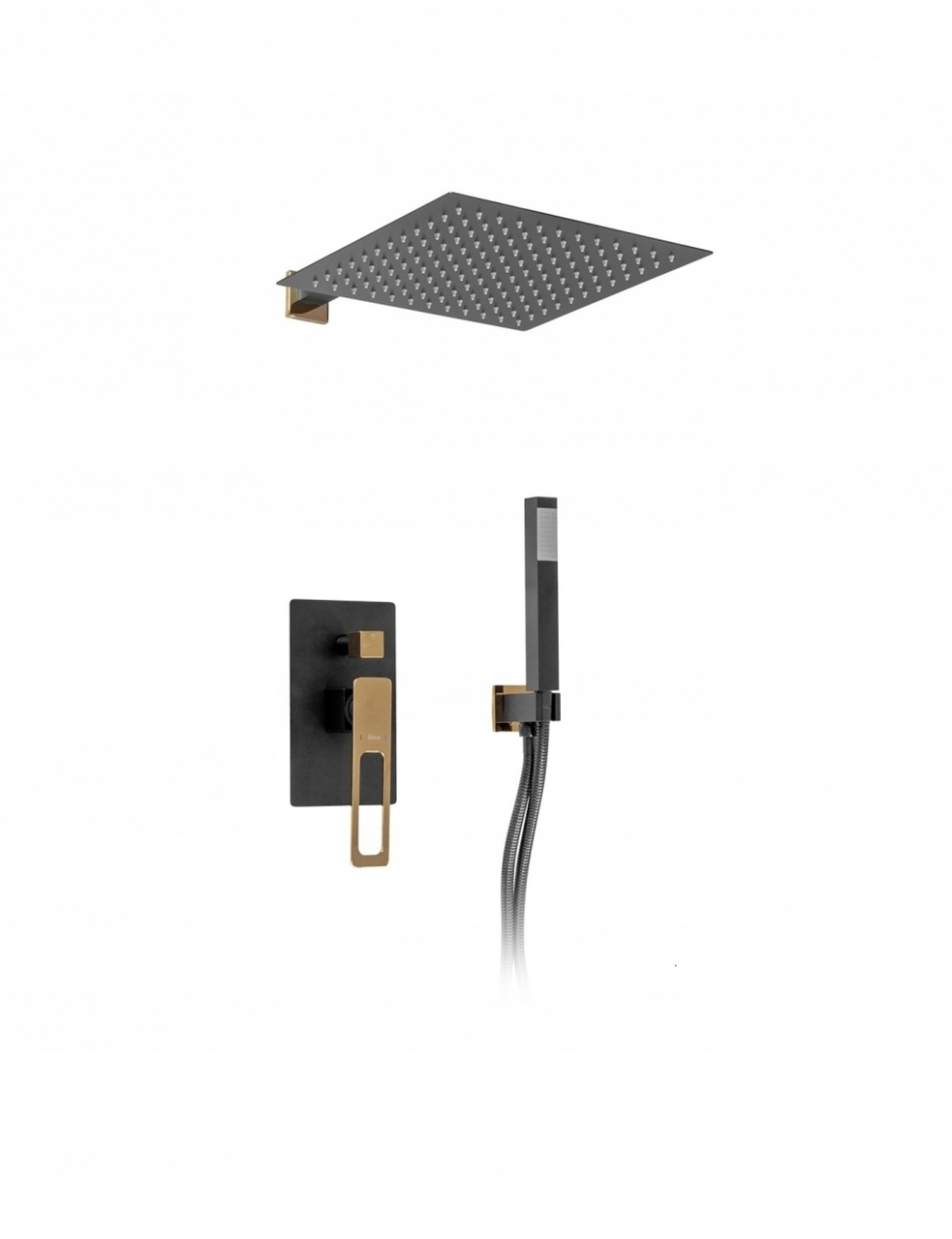 Sprchový panel - Sprchová súprava SOHO BLACK & GOLD