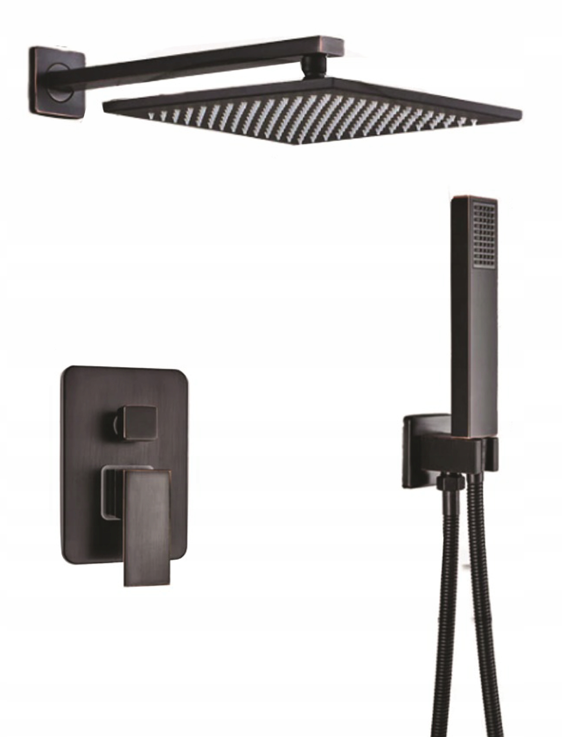 Sprchový panel - Podomietková sprchová sada 30 cm dažďová sprcha