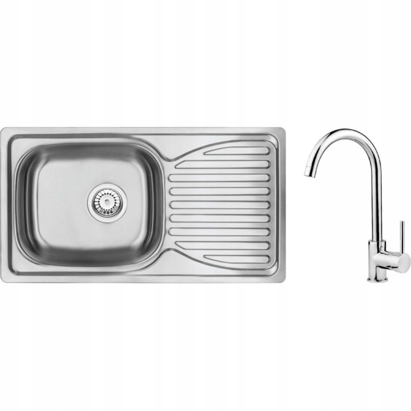 Kuchynský drez - Drez 78x43 cm Deante Doppio ZENB0113