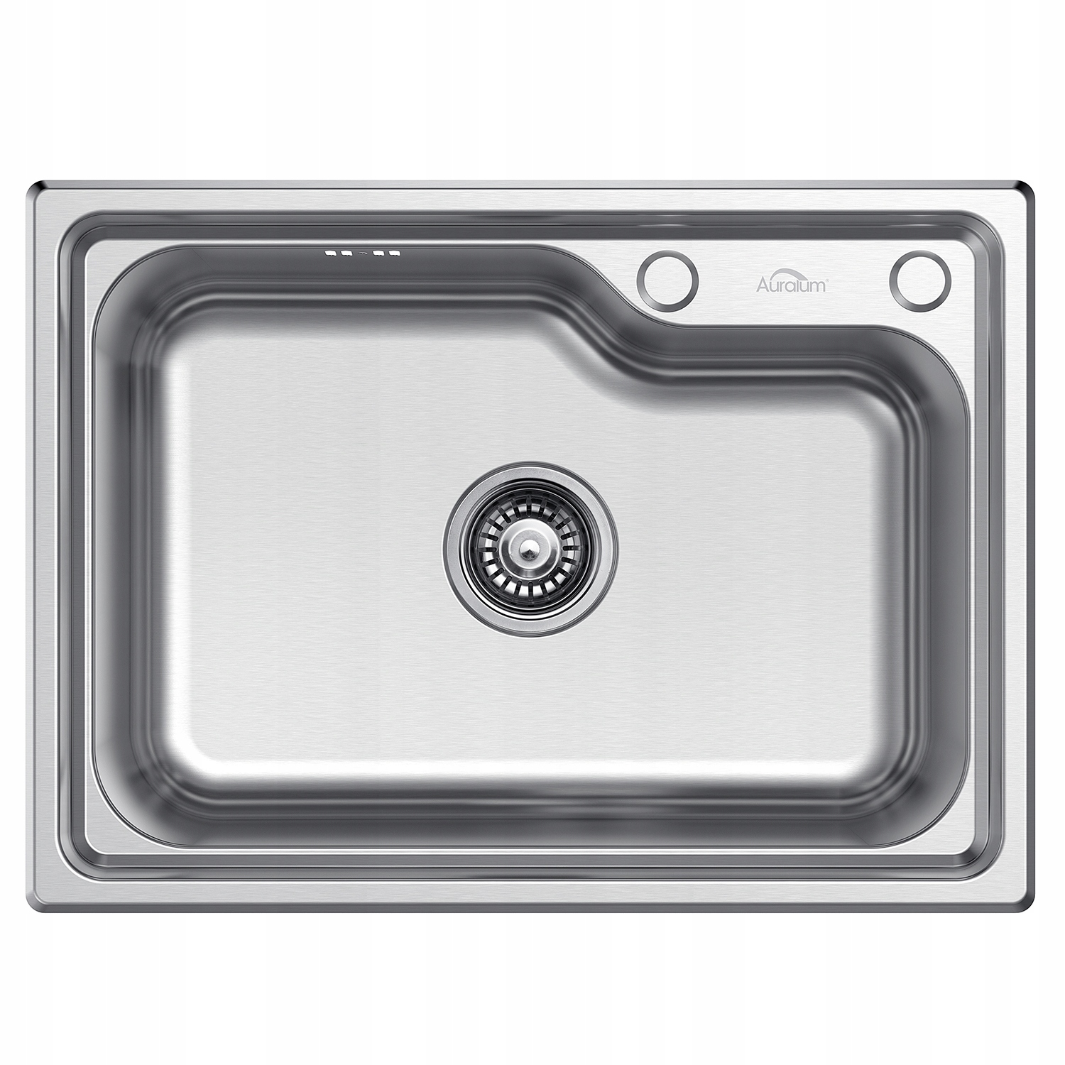 Single Sink z nehrdzavejúcej ocele 62x45 CM